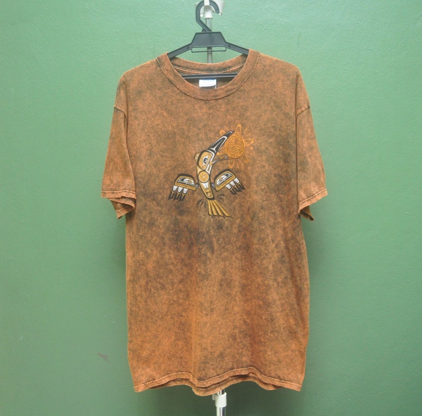 Designer × Japanese Brand × The Mountain Vintage Bird Tie Die Shirt Travis Scott Fashion Style Size US L / EU 52-54 / 3 - 1 Thumbnail