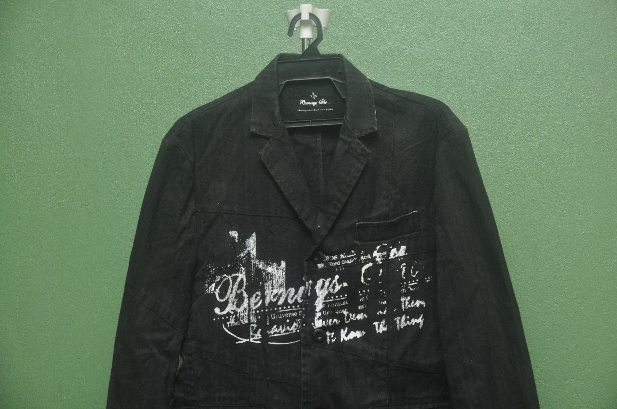 Designer × Japanese Brand × Vintage Vintage Berning Sho Black Colour Travis Scott Fashion Style Size US L / EU 52-54 / 3 - 3 Thumbnail