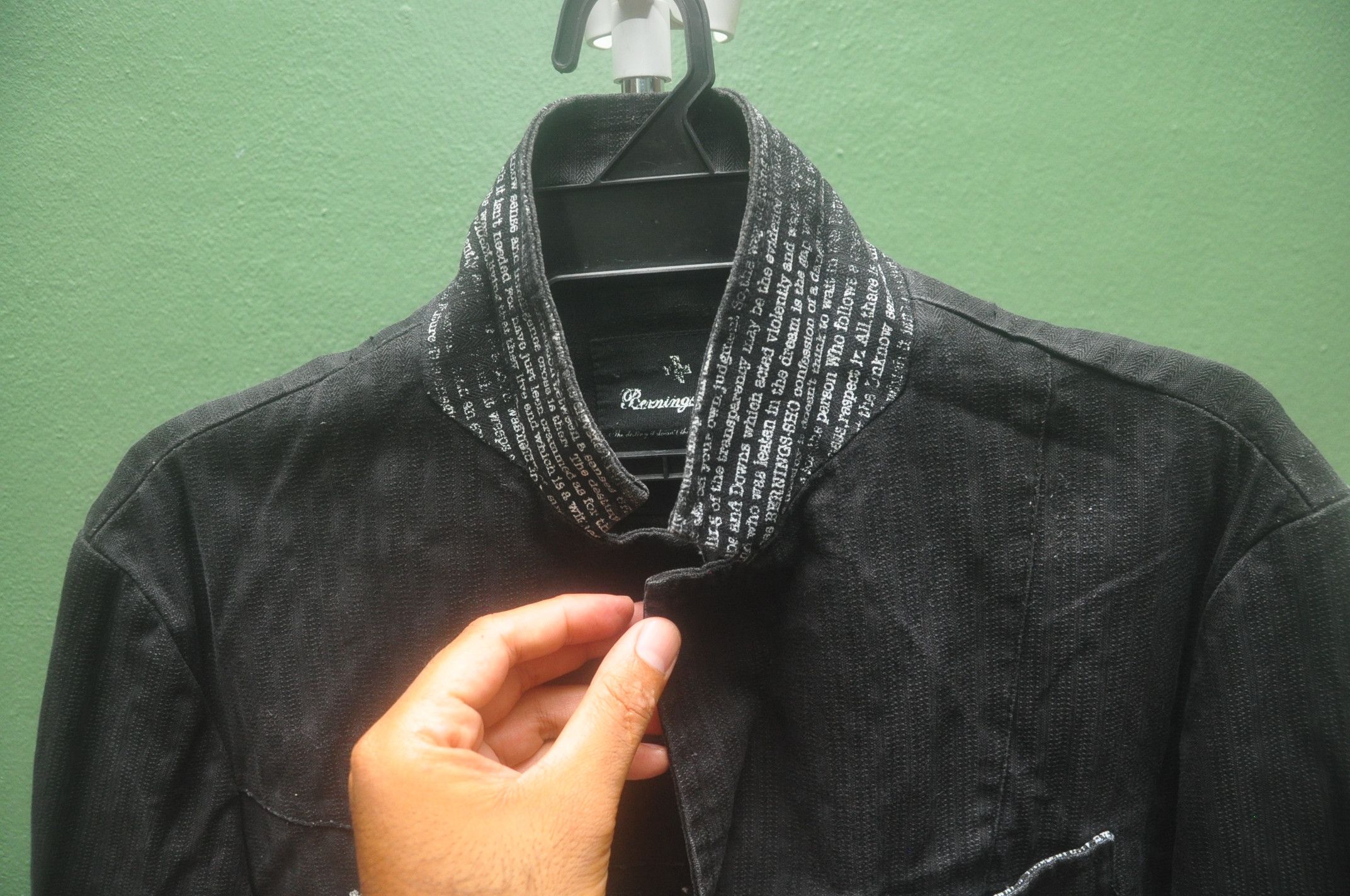 Designer × Japanese Brand × Vintage Vintage Berning Sho Black Colour Travis Scott Fashion Style Size US L / EU 52-54 / 3 - 9 Thumbnail