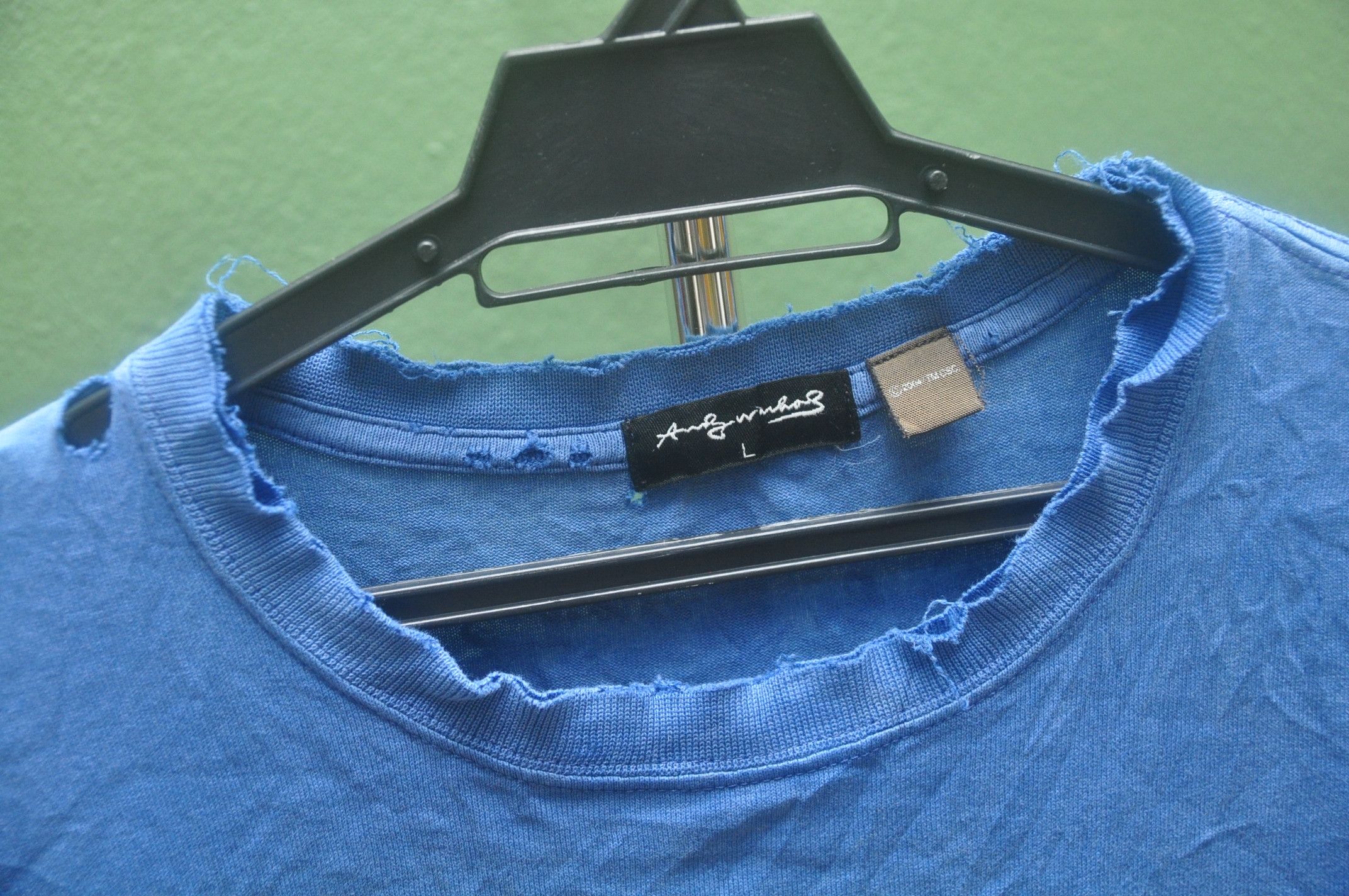 Japanese Brand Vintage Andy Warhols Campbells Condensed Blue Colour Shirt Size US L / EU 52-54 / 3 - 7 Thumbnail