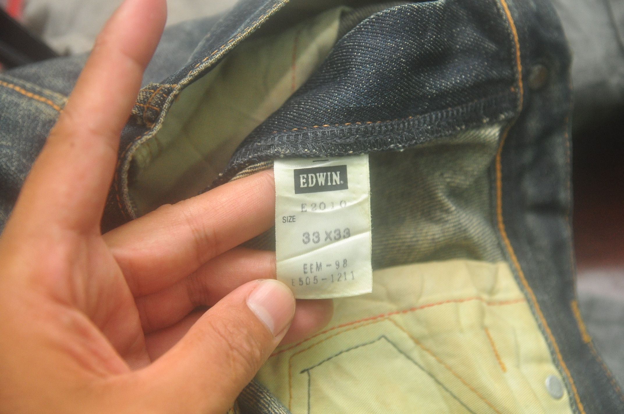 Edwin × Japanese Brand Vintage Edwin E Function Distressed Travis Scott Fashion Size US 32 / EU 48 - 8 Thumbnail