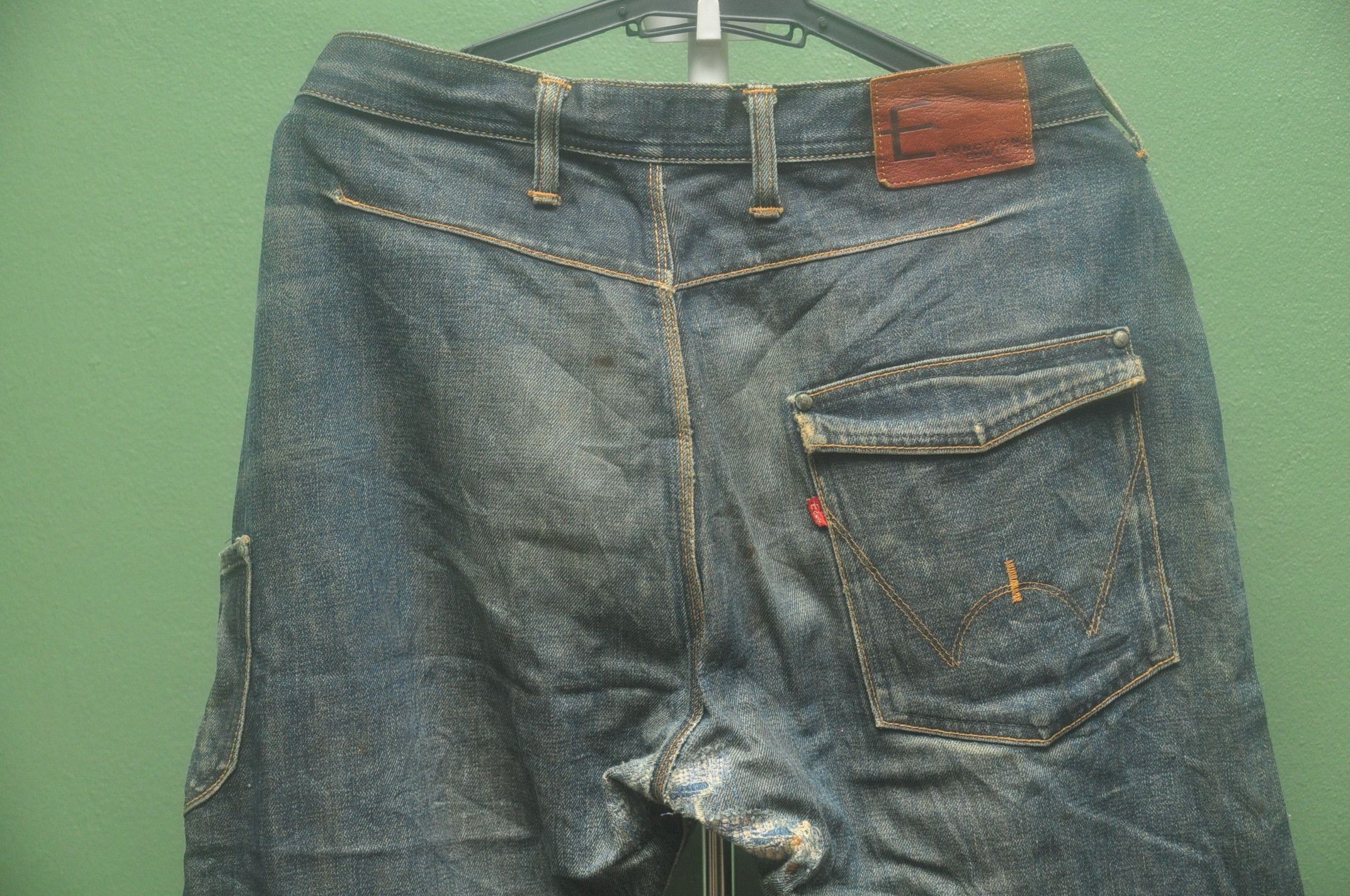 Edwin × Japanese Brand Vintage Edwin E Function Distressed Travis Scott Fashion Size US 32 / EU 48 - 6 Thumbnail