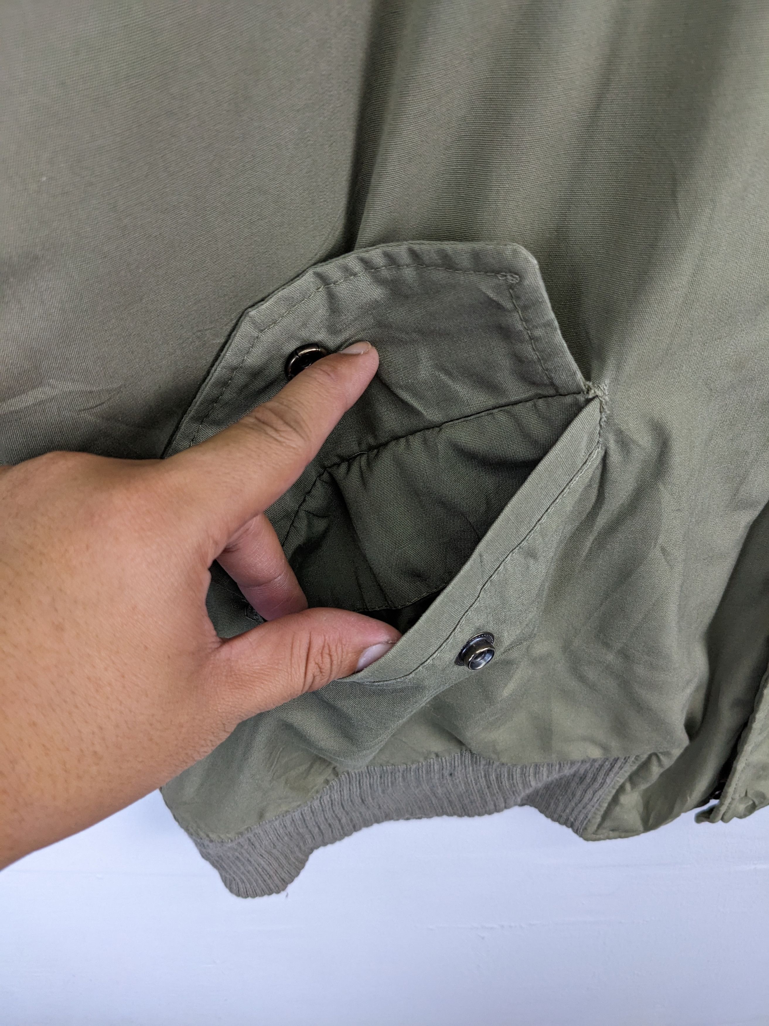 Japanese Brand × Vintage Vintage Bomber Jacket Alpha Industries Style Lining Fleece Size US L / EU 52-54 / 3 - 8 Thumbnail