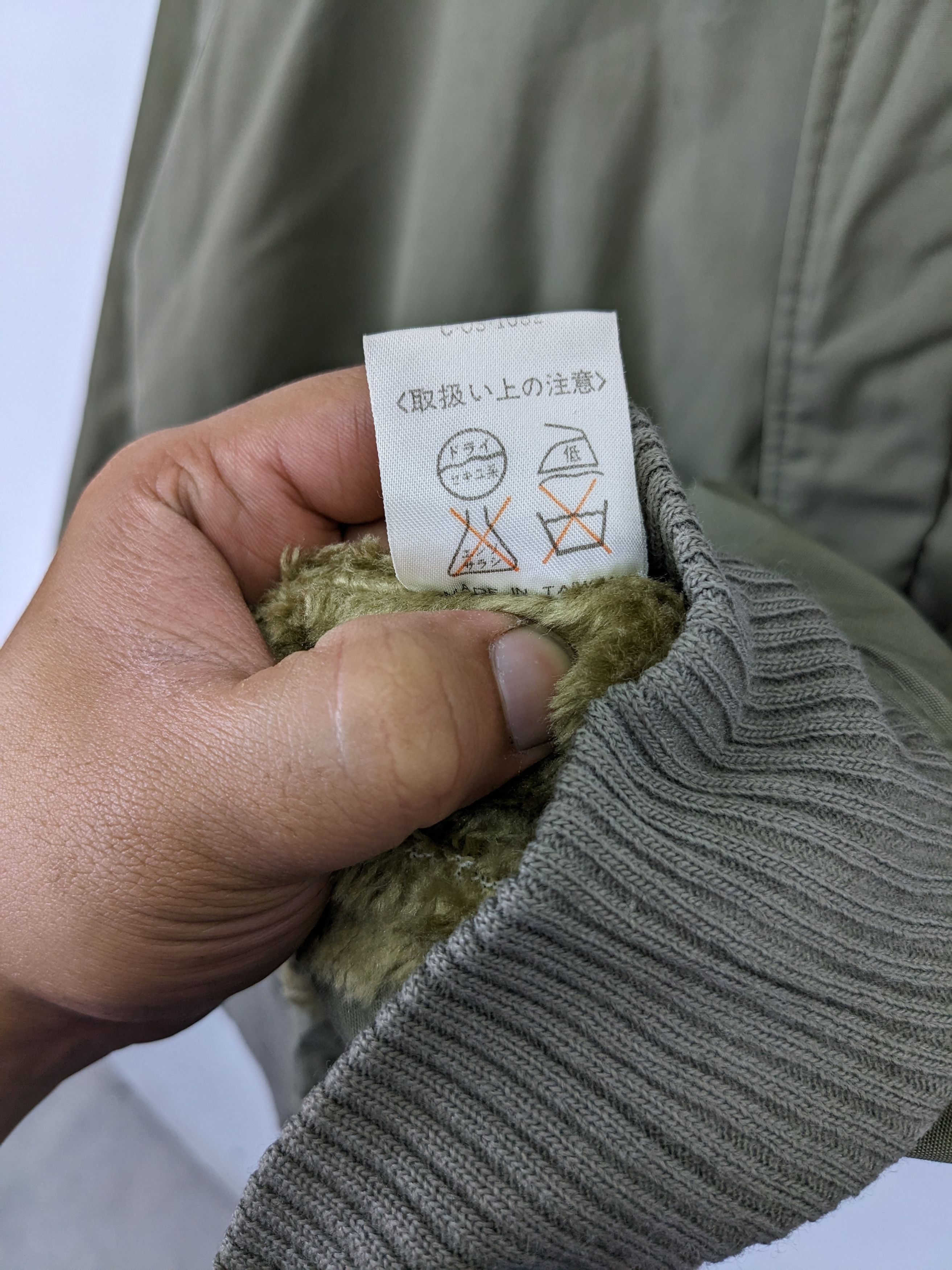 Japanese Brand × Vintage Vintage Bomber Jacket Alpha Industries Style Lining Fleece Size US L / EU 52-54 / 3 - 3 Thumbnail