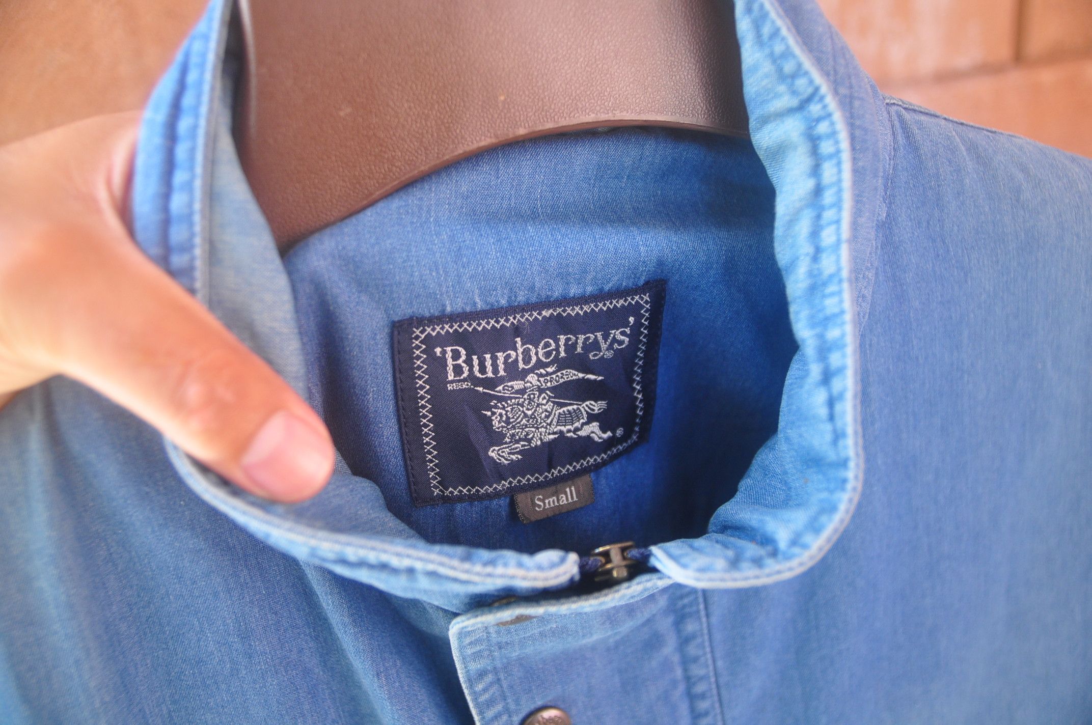 Burberry × Designer × Japanese Brand Vintage Burberry Big Pocket Long Sweater Travis Scott Style Size US L / EU 52-54 / 3 - 7 Thumbnail