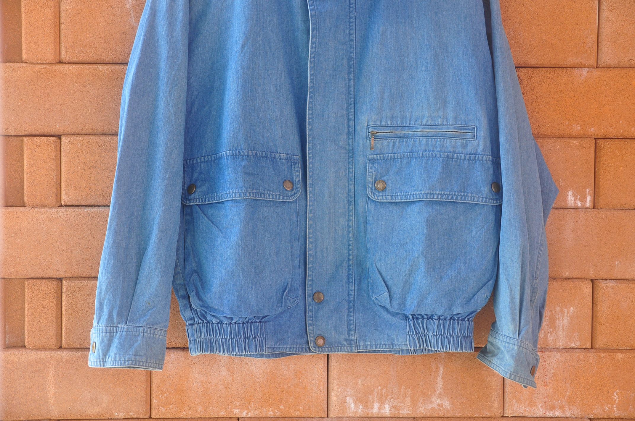 Burberry × Designer × Japanese Brand Vintage Burberry Big Pocket Long Sweater Travis Scott Style Size US L / EU 52-54 / 3 - 4 Thumbnail