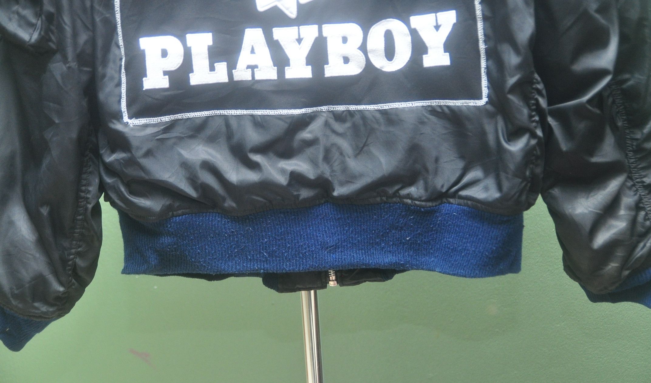 Designer × Japanese Brand × Playboy Vintage Big Logo Flight Jacket Custom Travis Scott Style Size US L / EU 52-54 / 3 - 4 Thumbnail