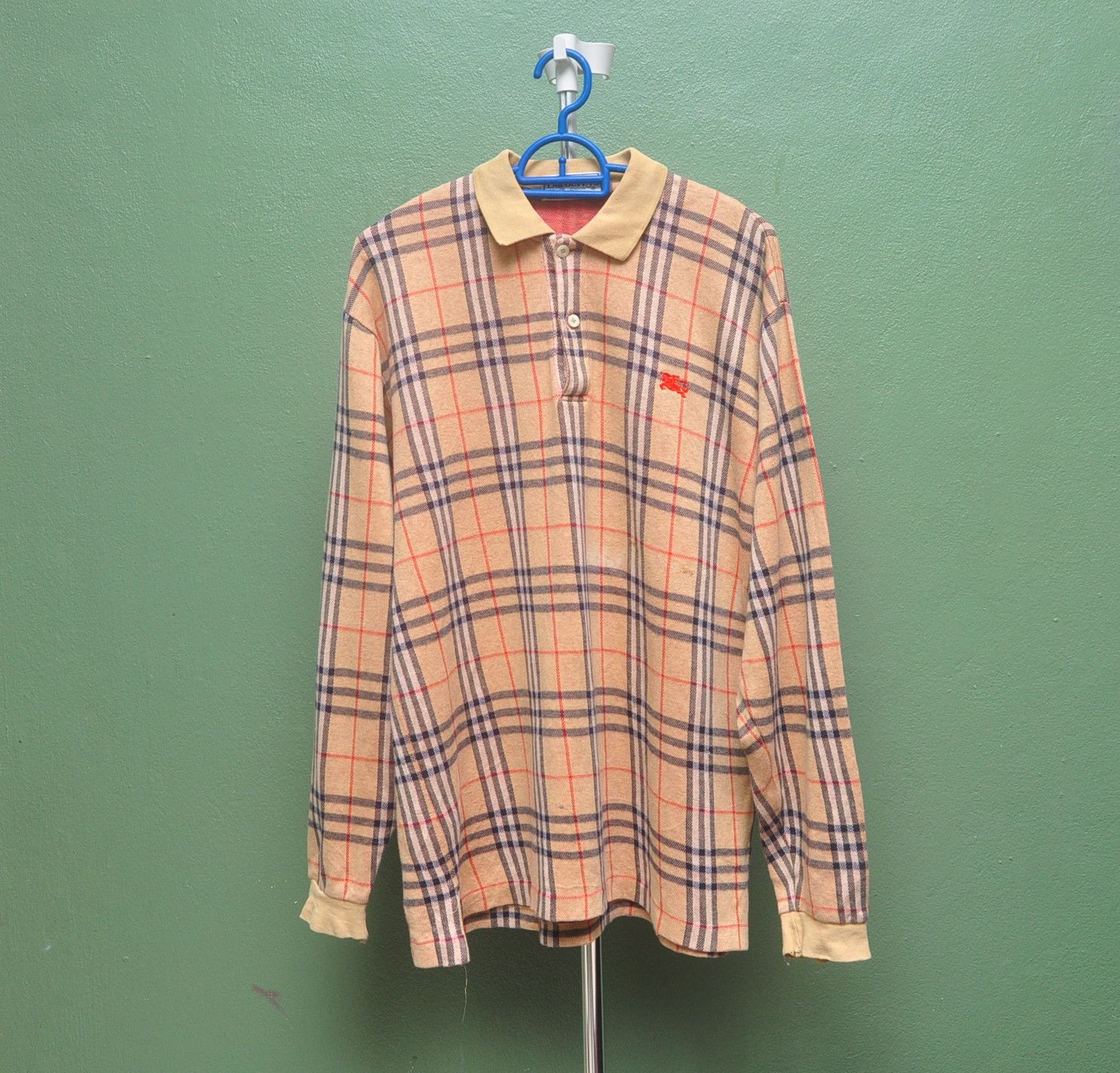 Burberry × Designer × Japanese Brand Vintage Burberrys Monogram Zucca Multicolour Long Sleeve Size US L / EU 52-54 / 3 - 1 Thumbnail