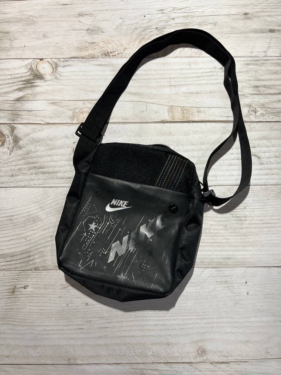 Nike Vintage Nike Messenger Bag Shoulders Swoosh 90s Drill Size ONE SIZE - 3 Thumbnail