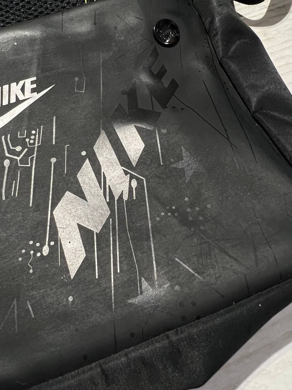 Nike Vintage Nike Messenger Bag Shoulders Swoosh 90s Drill Size ONE SIZE - 5 Thumbnail