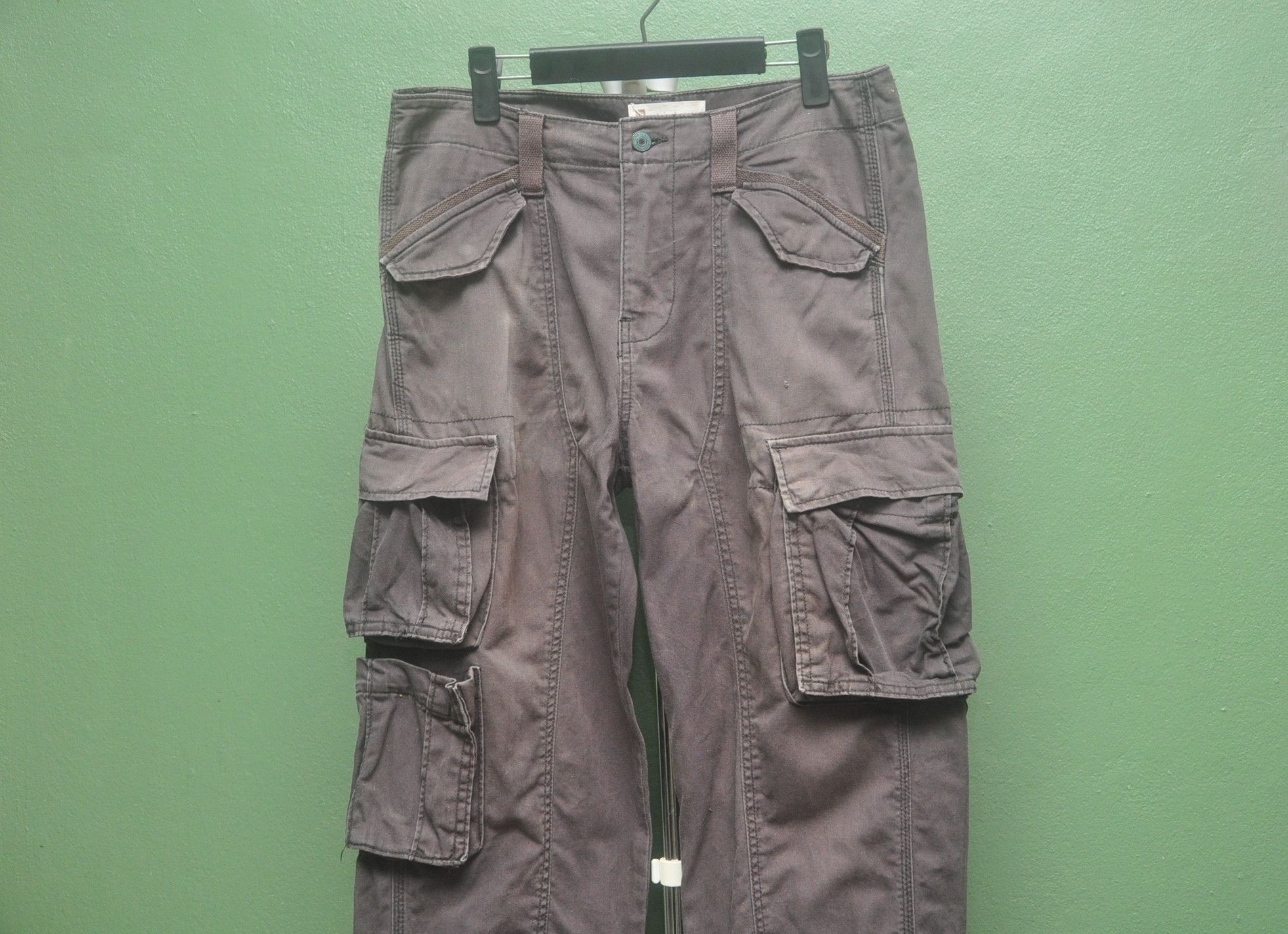 Japanese Brand × Vintage Cargo Tactical Pocket Designer Fashion Style Size US 33 - 3 Thumbnail