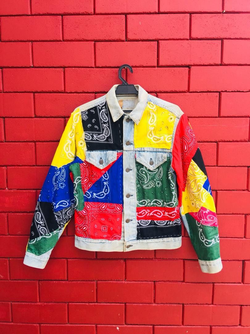 Vintage Levis 80s Bandana Travis Scott Fashion Style