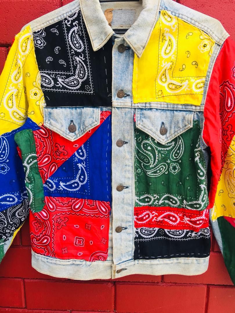 Levi's Vintage Clothing Vintage Levis 80s Bandana Travis Scott Fashion Style Size US M / EU 48-50 / 2 - 3 Thumbnail