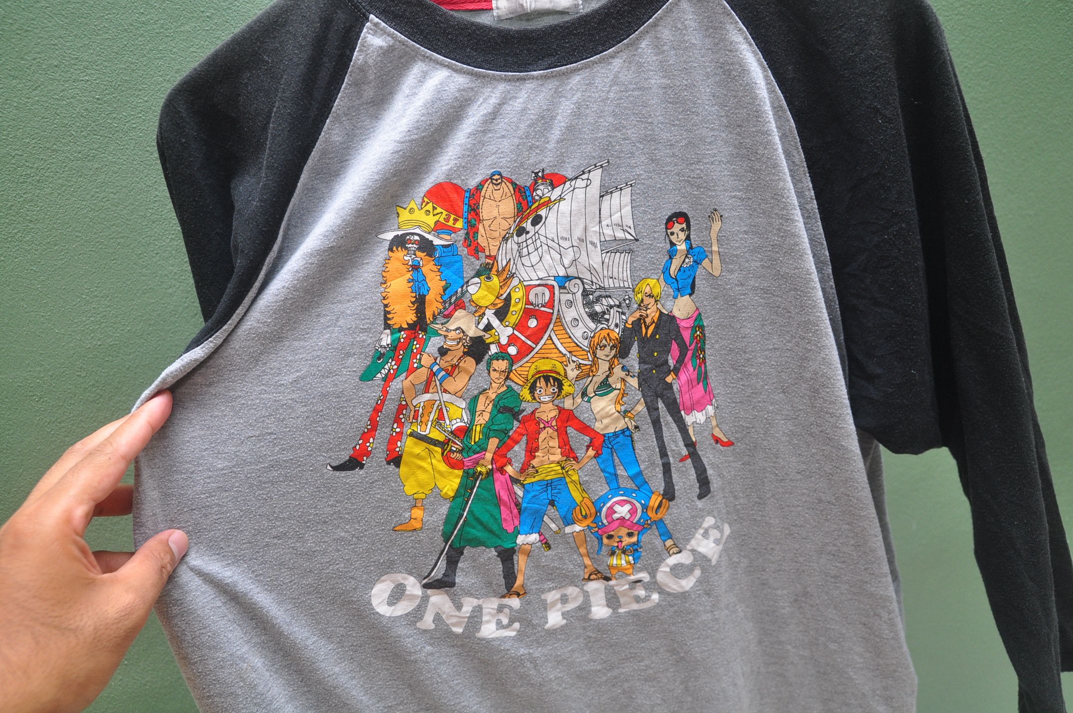 Japanese Brand Vintage One Piece Japanese Cartoon Series Long Sleeve Shirt Size US L / EU 52-54 / 3 - 3 Thumbnail