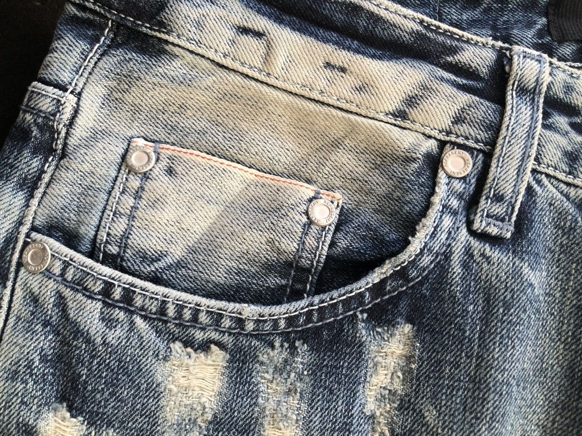 If Six Was Nine × Represent Clo. REPRESENT SELVEDGE JEANS Size US 31 - 20 Thumbnail