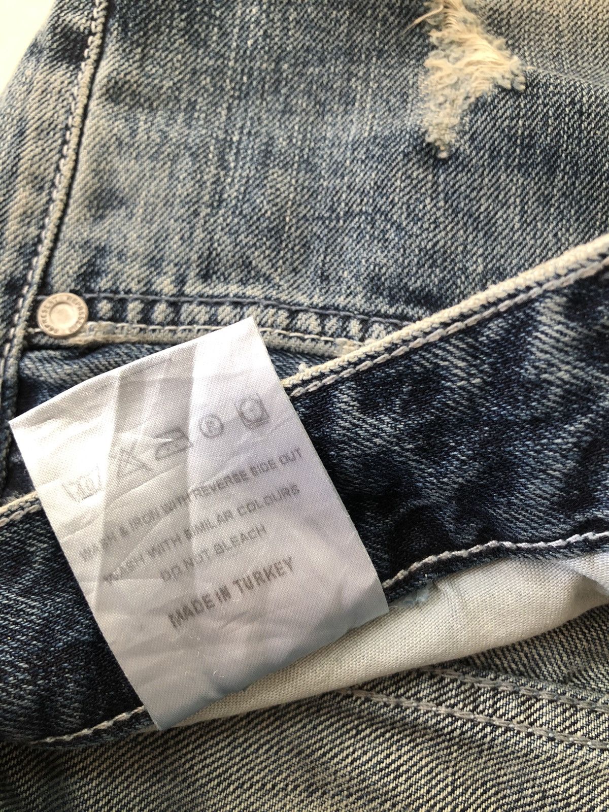 If Six Was Nine × Represent Clo. REPRESENT SELVEDGE JEANS Size US 31 - 24 Thumbnail