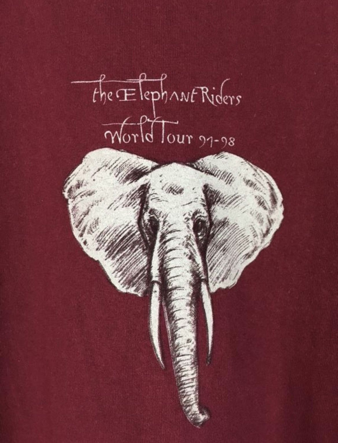 Band Tees Vintage 90s Clutch rock band the elephant riders world tour Size US XL / EU 56 / 4 - 4 Thumbnail