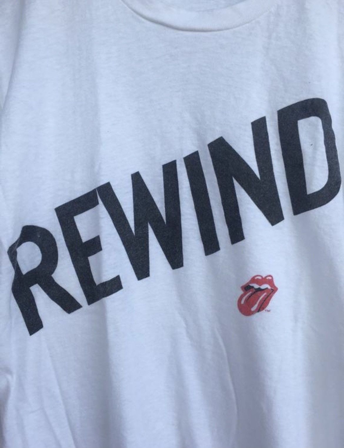 Band Tees Vintage 80s The Rolling Stone Rewind album promo tee Size US XL / EU 56 / 4 - 3 Thumbnail