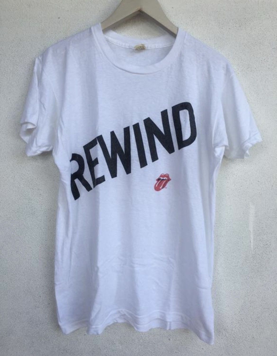 Band Tees Vintage 80s The Rolling Stone Rewind album promo tee Size US XL / EU 56 / 4 - 1 Thumbnail