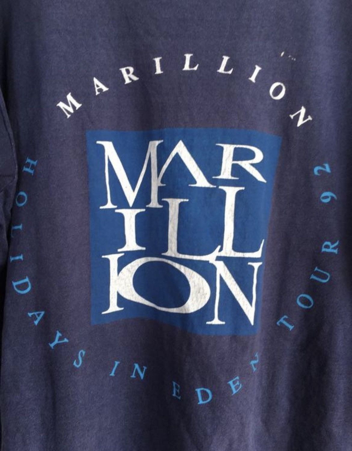 Band Tees Vintage 90s Marillion Holidays In Eden tour 92 British band Size US XL / EU 56 / 4 - 3 Thumbnail