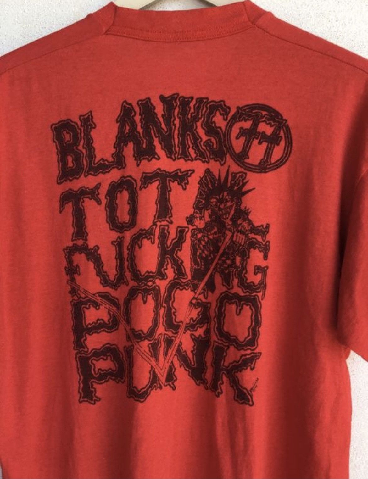 Band Tees Vintage 90s Blank 77 punk band tee Size US L / EU 52-54 / 3 - 4 Thumbnail