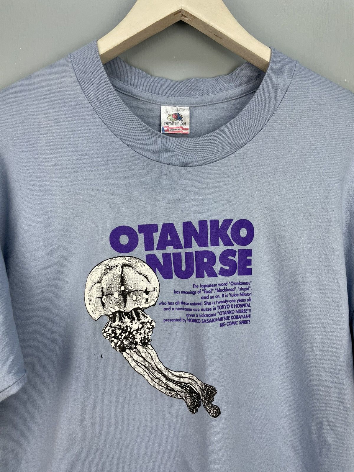 Cartoon Network Vintage 90s Otanko Nurse Japanese Anime Big Comic spirit tee Size US L / EU 52-54 / 3 - 3 Thumbnail