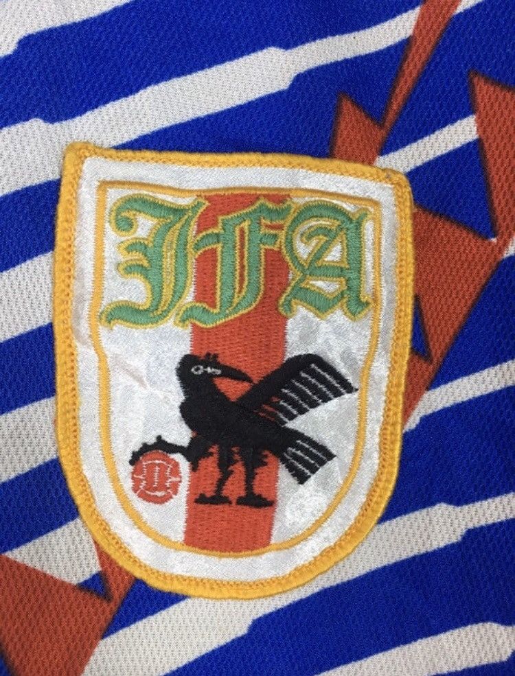 Adidas Vintage 80s 90s Adidas JFA Japan footbal jersey Size US L / EU 52-54 / 3 - 5 Thumbnail
