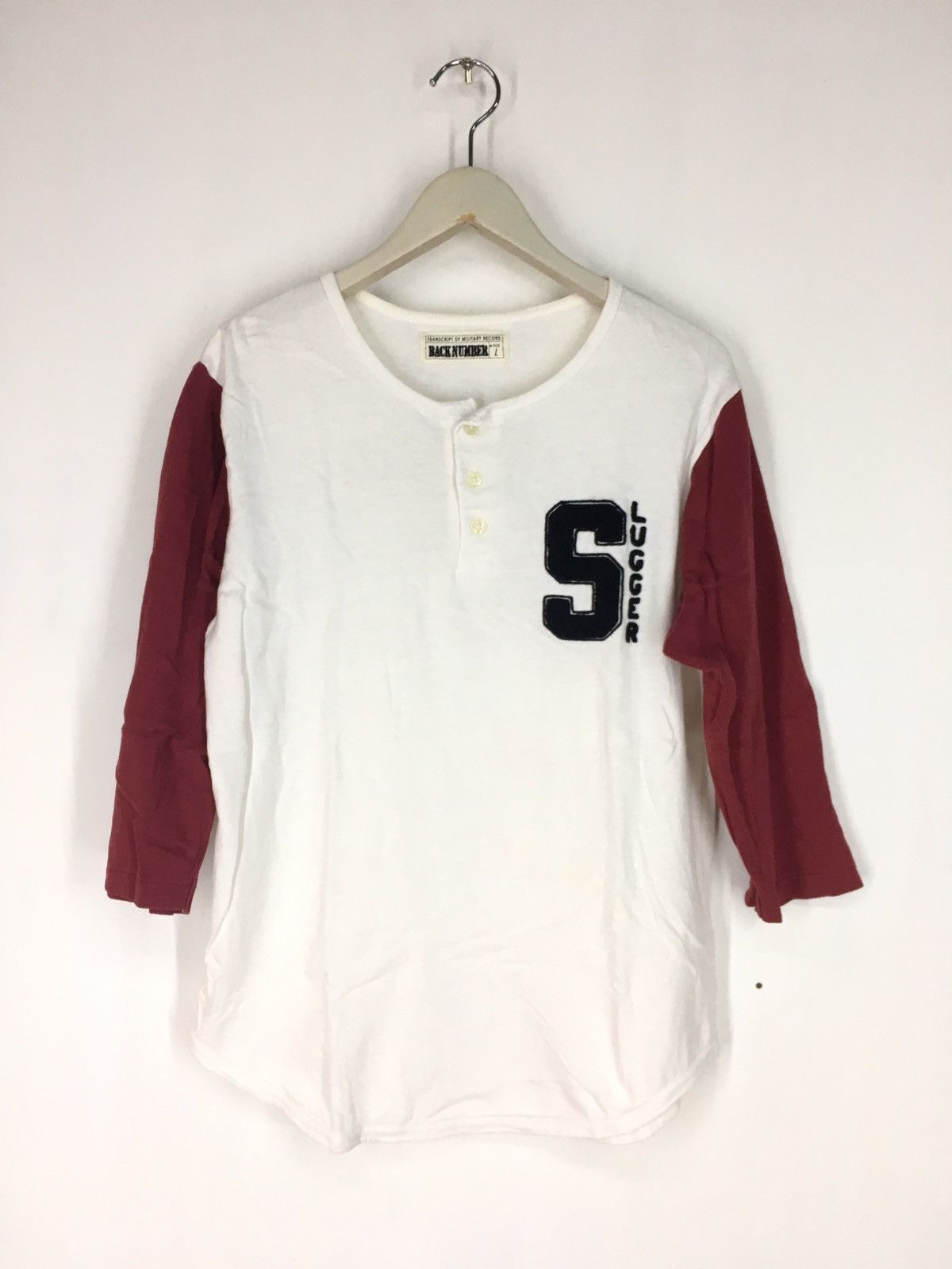 Japanese Brand Back Number S Lugger All star baseball T-Shirts Size US L / EU 52-54 / 3 - 1 Thumbnail