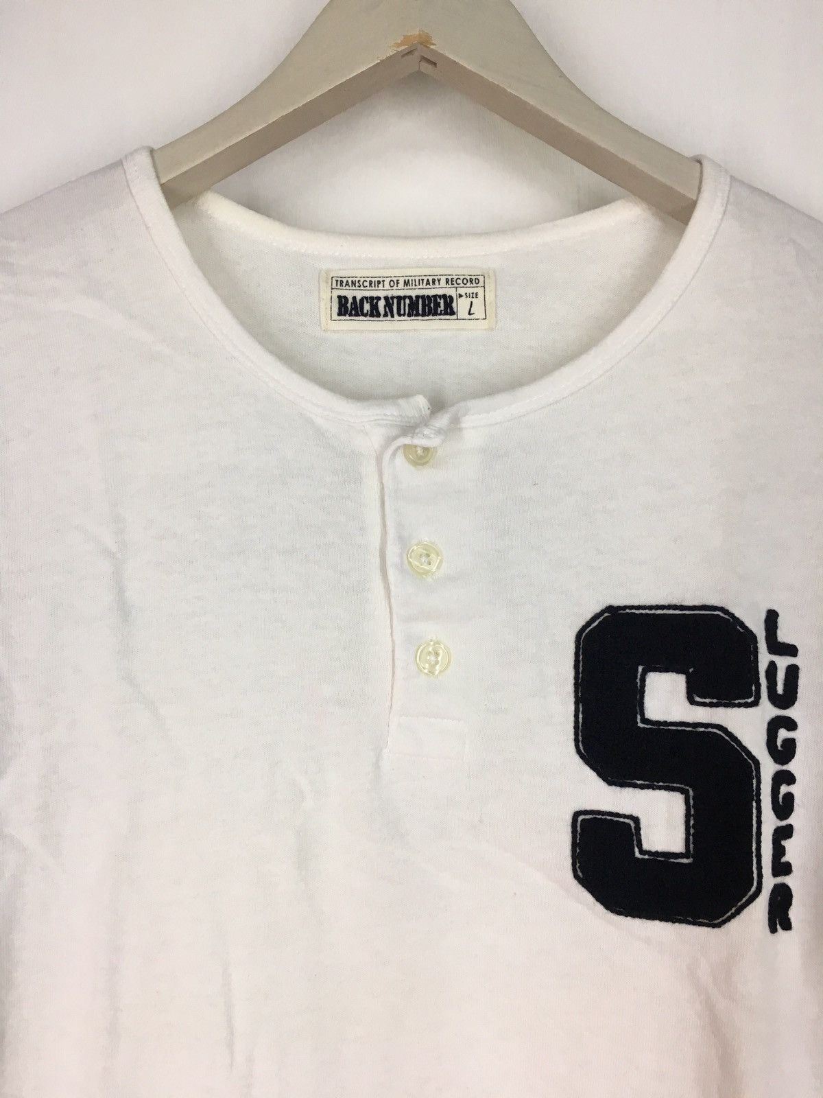 Japanese Brand Back Number S Lugger All star baseball T-Shirts Size US L / EU 52-54 / 3 - 3 Thumbnail