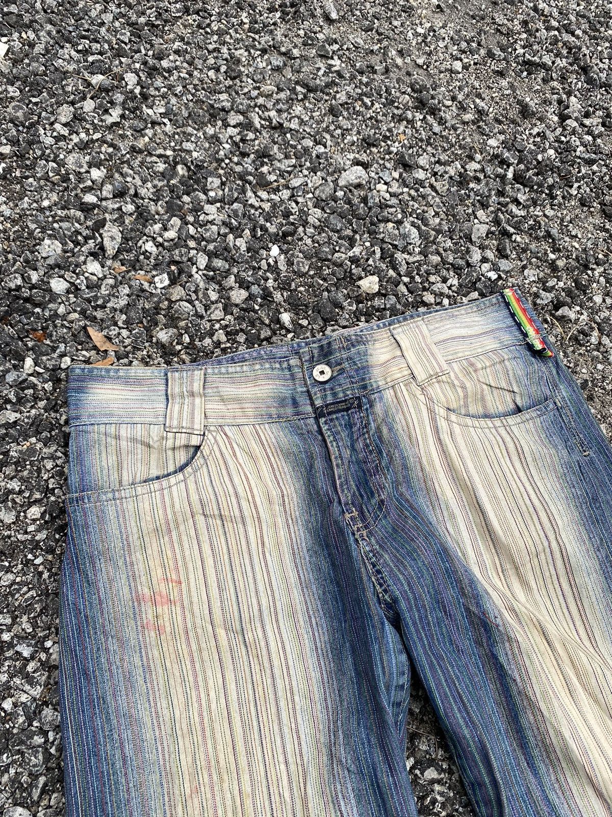 Marithe + Francois Girbaud Archival Marithe Francois Girbaud Rainbow Jeans Size US 34 / EU 50 - 5 Thumbnail