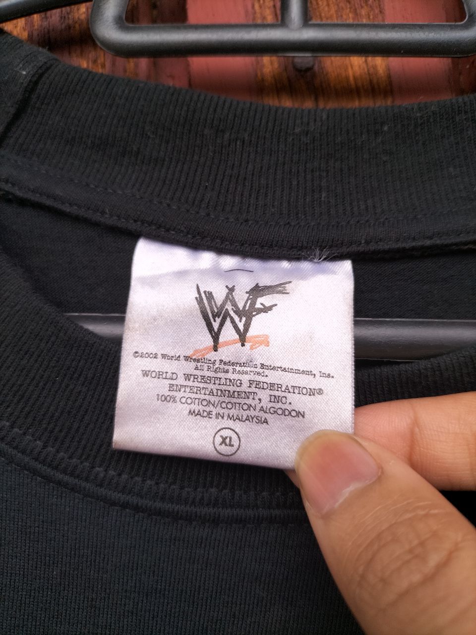 WWF Vintage WWF The Rock Smackdown Asia Tour Size US XL / EU 56 / 4 - 6 Thumbnail
