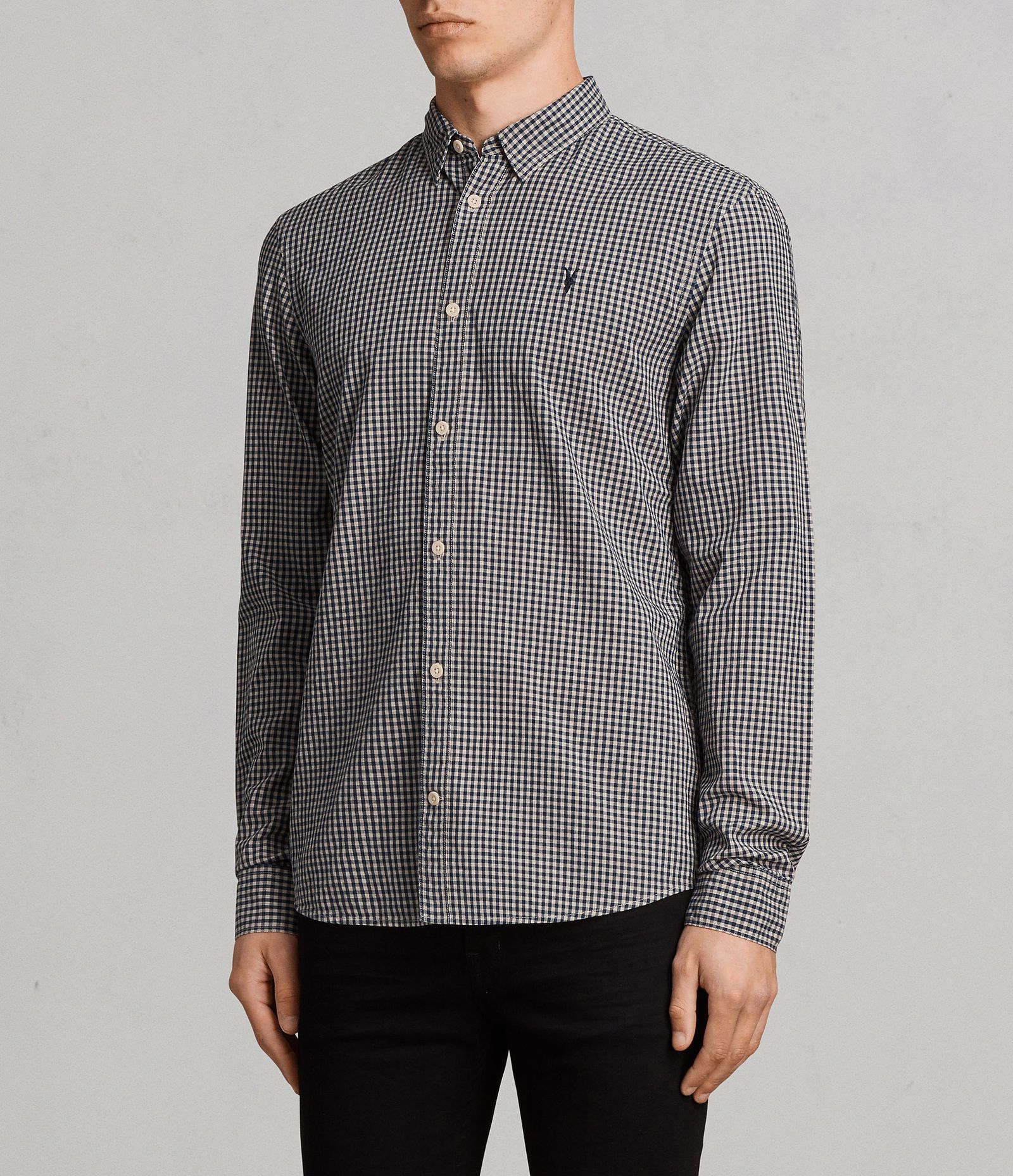 Allsaints × Designer Allsaints Quarry LS Plaid Button-Up Shirt Size US L / EU 52-54 / 3 - 2 Thumbnail