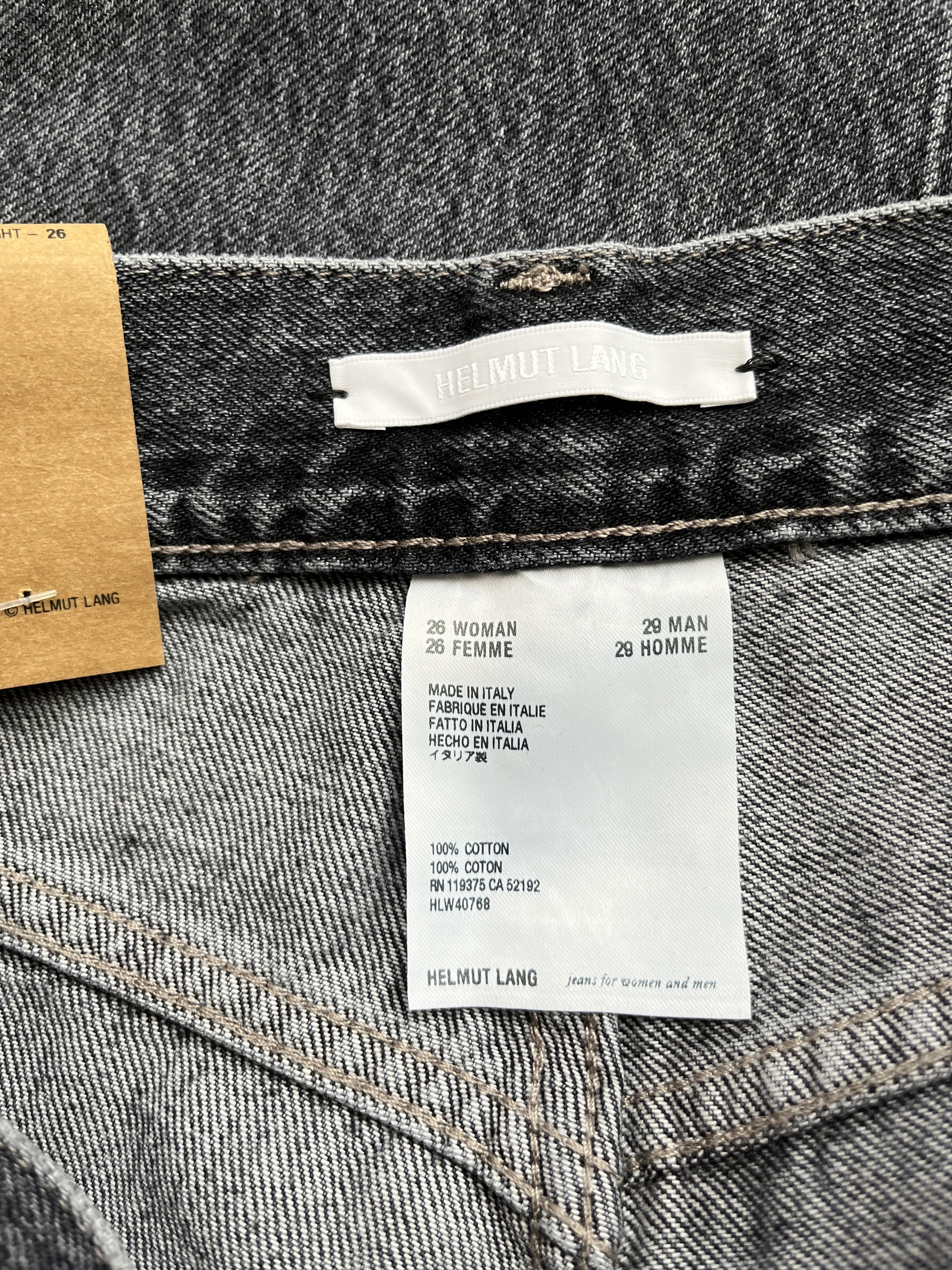 Helmut Lang ⚡️QUICK SALE⚡️Helmut Lang Gray Masc Hi Straight Jeans Size US 29 - 5 Thumbnail