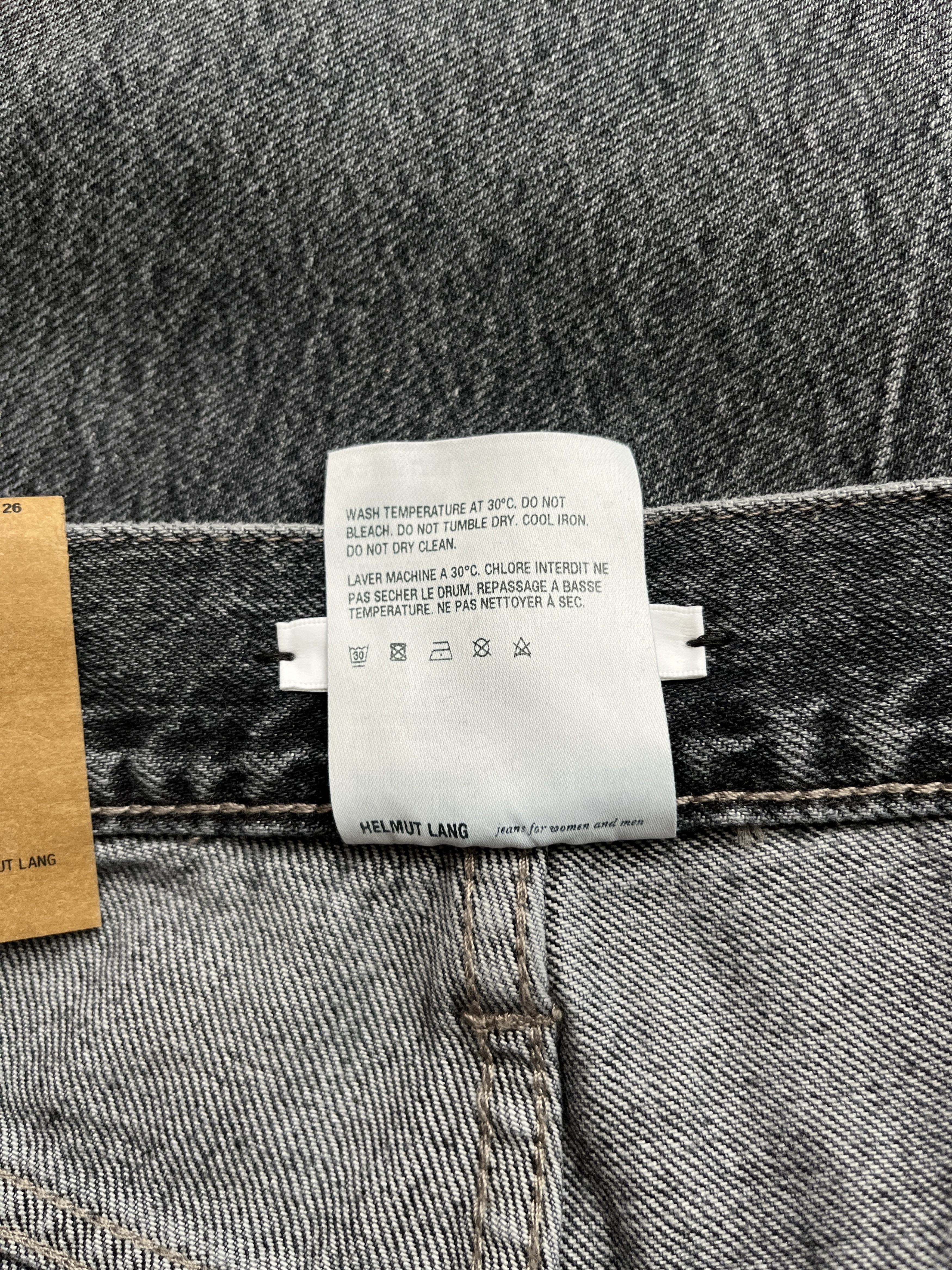 Helmut Lang ⚡️QUICK SALE⚡️Helmut Lang Gray Masc Hi Straight Jeans Size US 29 - 6 Thumbnail