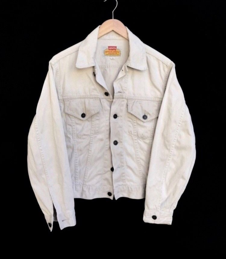 Levi's × Levi's Vintage Clothing 🔥Nice Levi's Denim White Jacket Size US XS / EU 42 / 0 - 3 Thumbnail