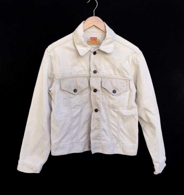 Levi's × Levi's Vintage Clothing 🔥Nice Levi's Denim White Jacket Size US XS / EU 42 / 0 - 1 Thumbnail