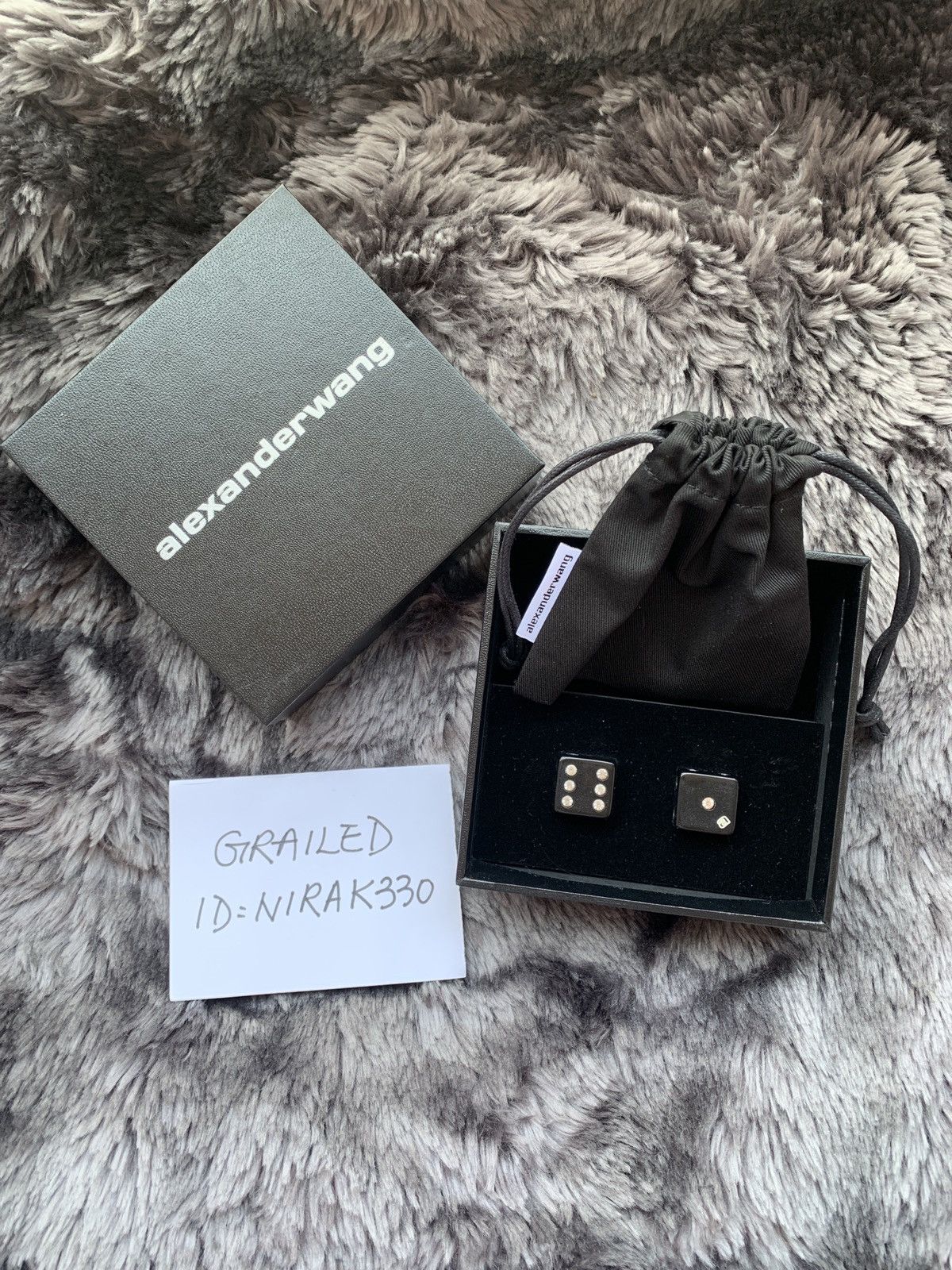 Alexander Wang Alexander Wang Embellished Dice with Box Size ONE SIZE - 3 Thumbnail