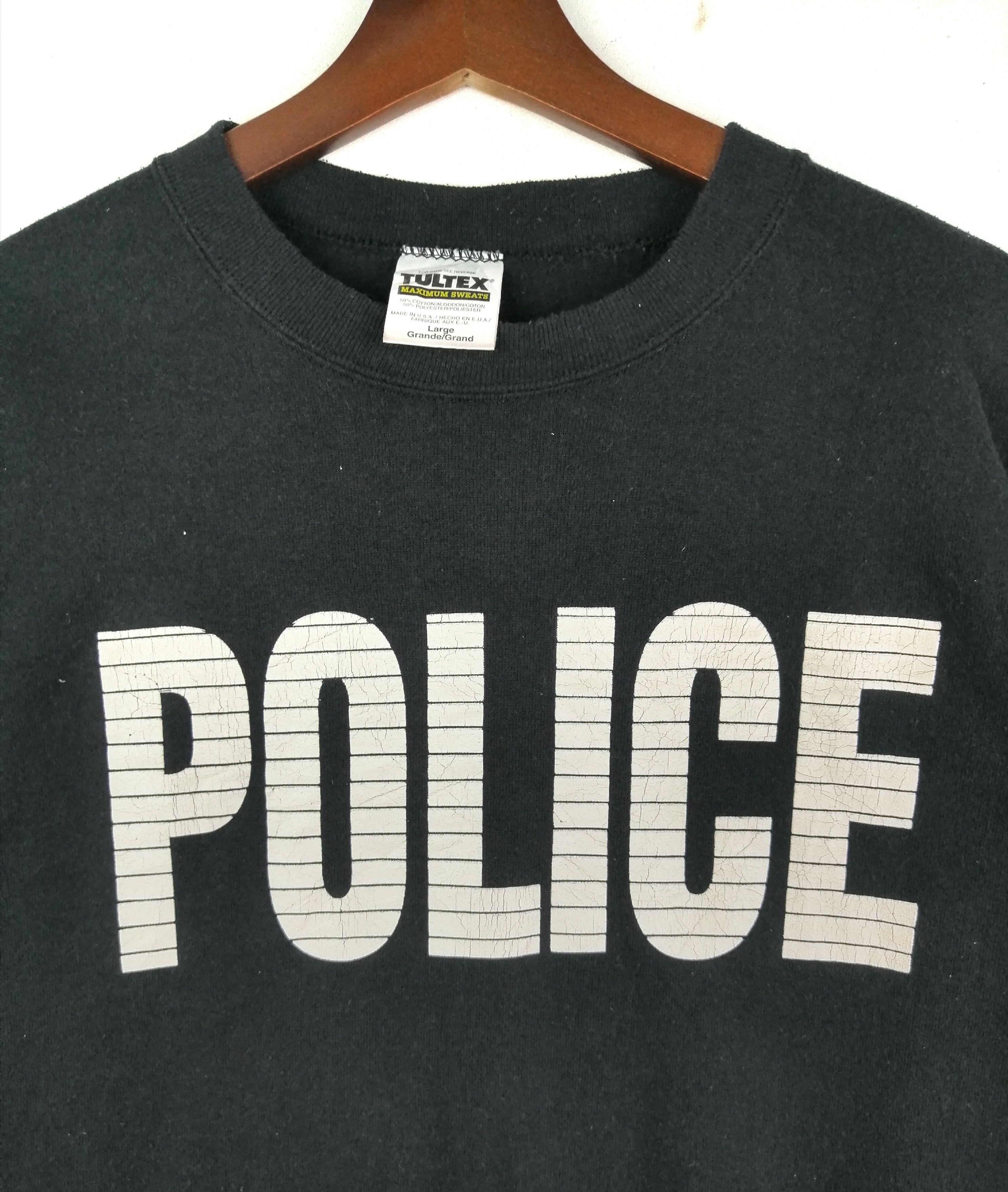 Tultex × Vintage Vintage 90s Tultex Police Made in USA Size US L / EU 52-54 / 3 - 3 Thumbnail