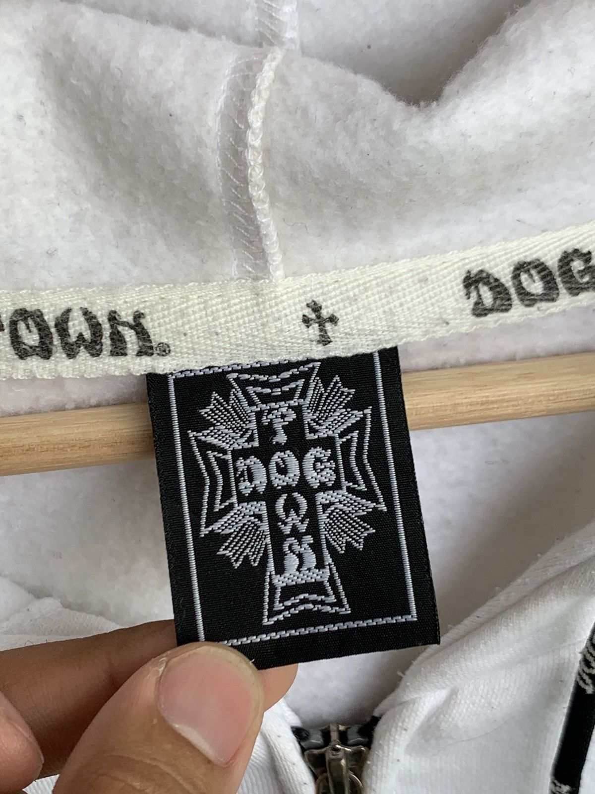 Dogtown Dog Town Embroidered Spell out Zipper Hoodies Size US XL / EU 56 / 4 - 8 Thumbnail