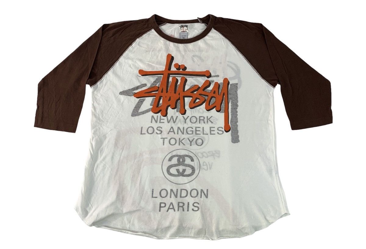Stussy Raglan T Shirt | Grailed