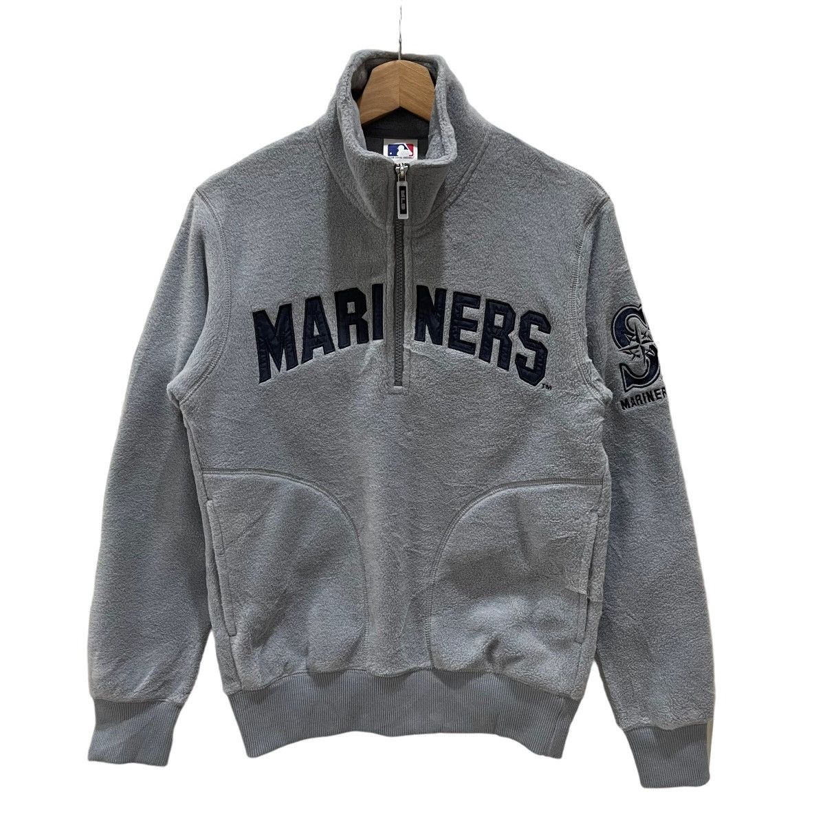 MLB MARINERS MLB Quarter Zipper Sweater Size US S / EU 44-46 / 1 - 1 Thumbnail