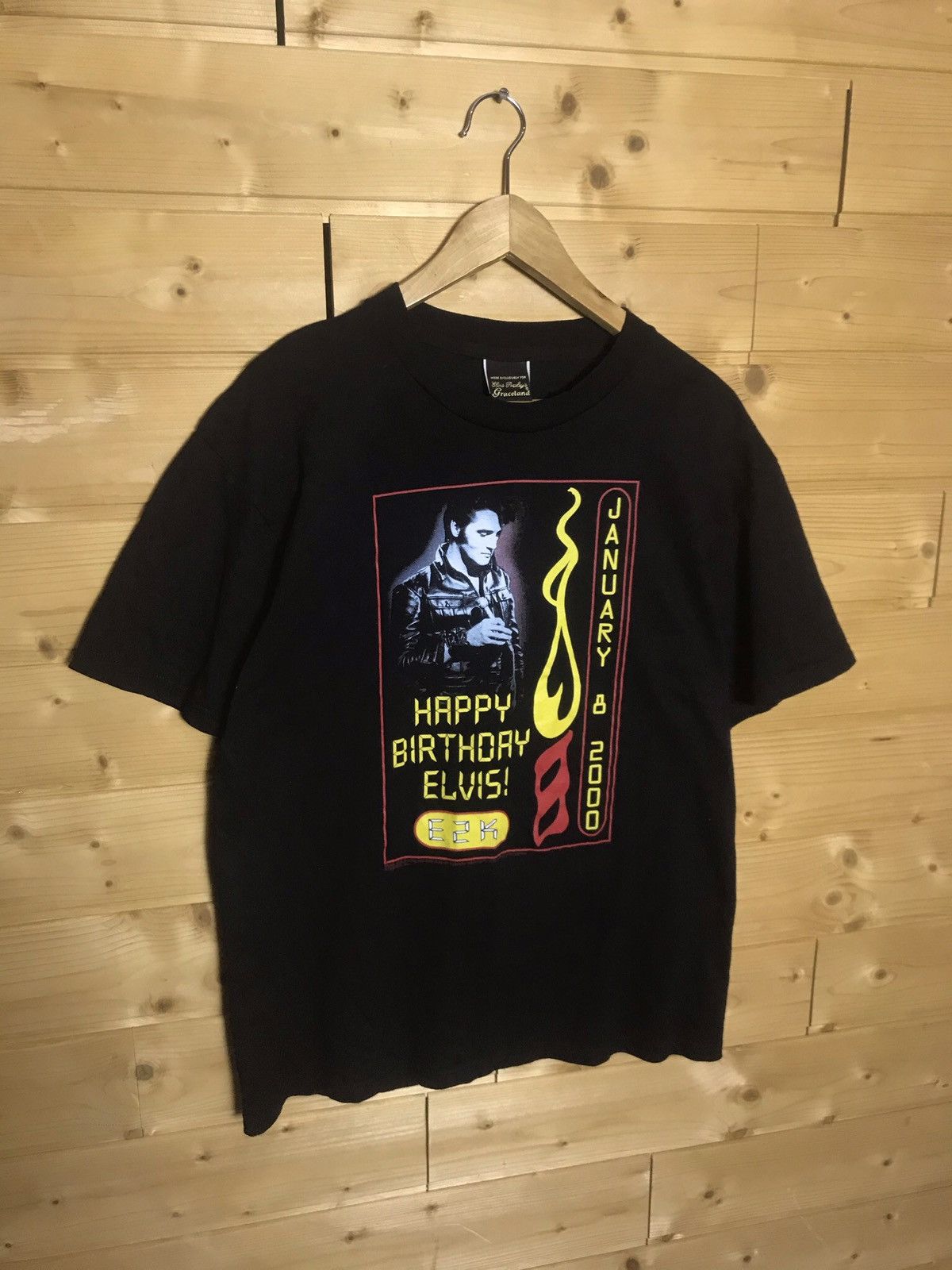 Band Tees 1999 Vintage 90s Elvis Presley t-shirt Size US L / EU 52-54 / 3 - 2 Thumbnail
