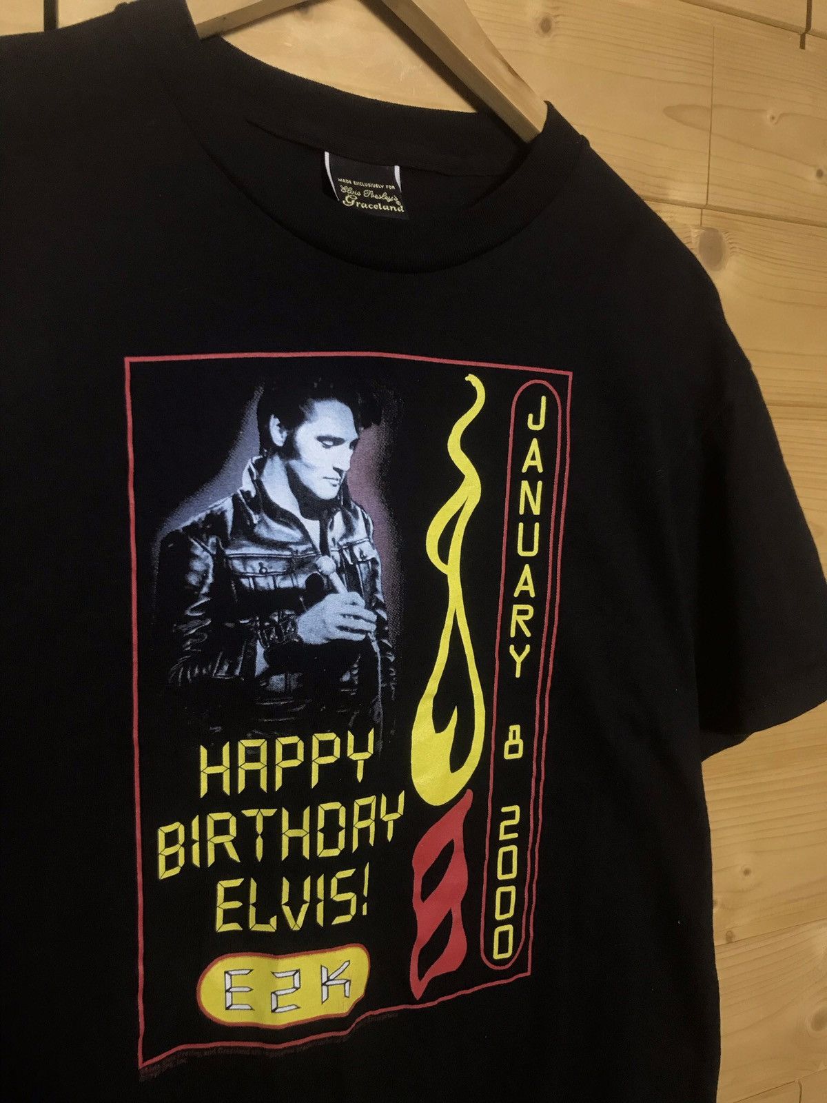 Band Tees 1999 Vintage 90s Elvis Presley t-shirt Size US L / EU 52-54 / 3 - 1 Thumbnail