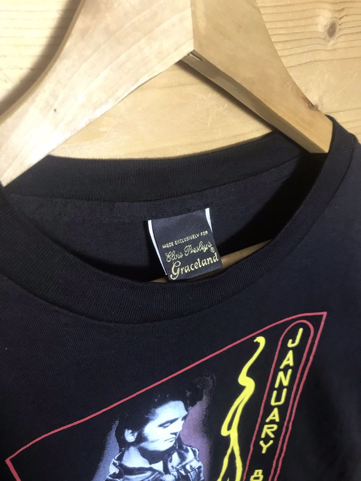 Band Tees 1999 Vintage 90s Elvis Presley t-shirt Size US L / EU 52-54 / 3 - 6 Thumbnail