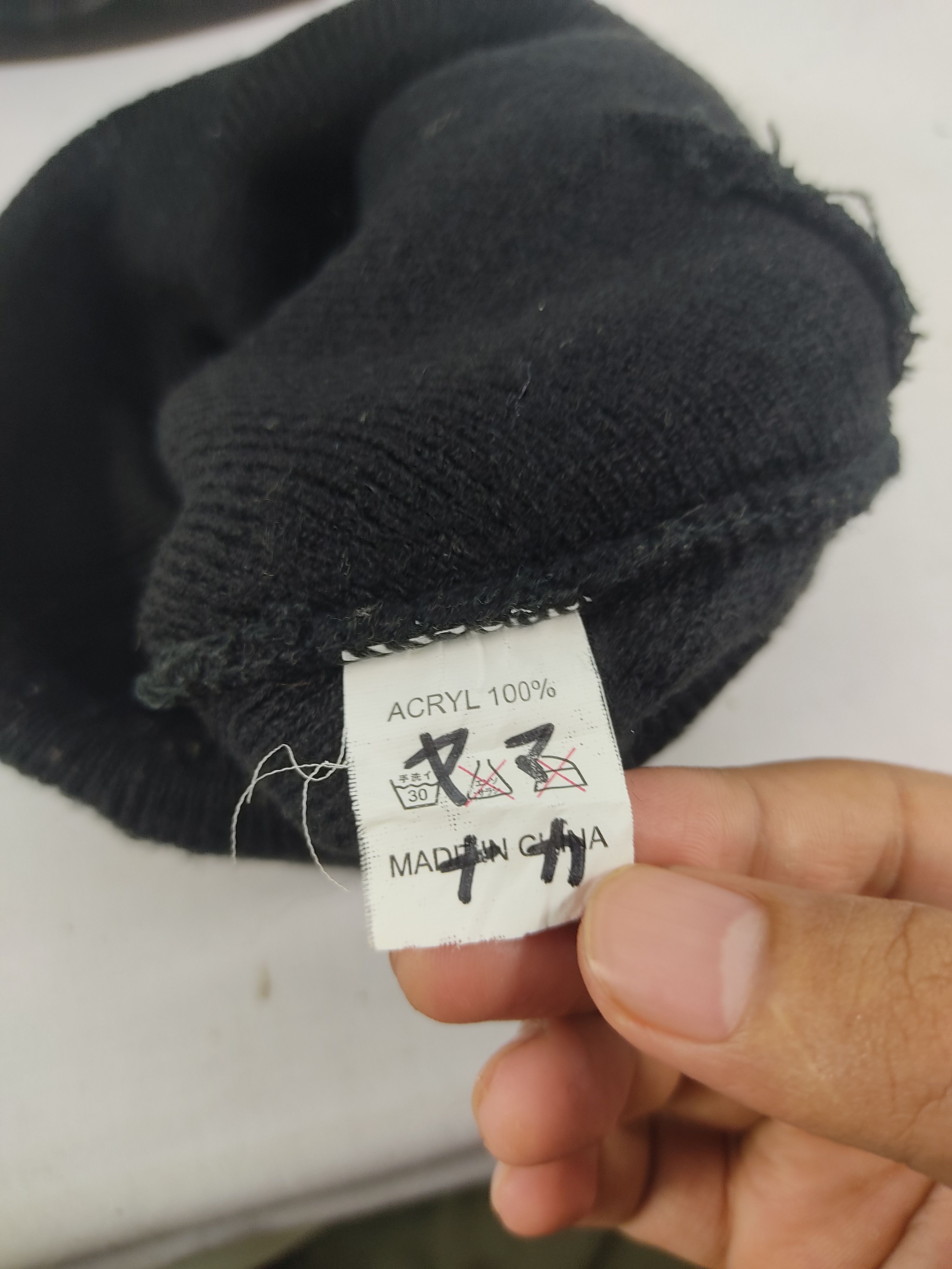 Japanese Brand Vintage Japanese Skull Beanie / Snow Hat / Snow Cap Size ONE SIZE - 7 Thumbnail