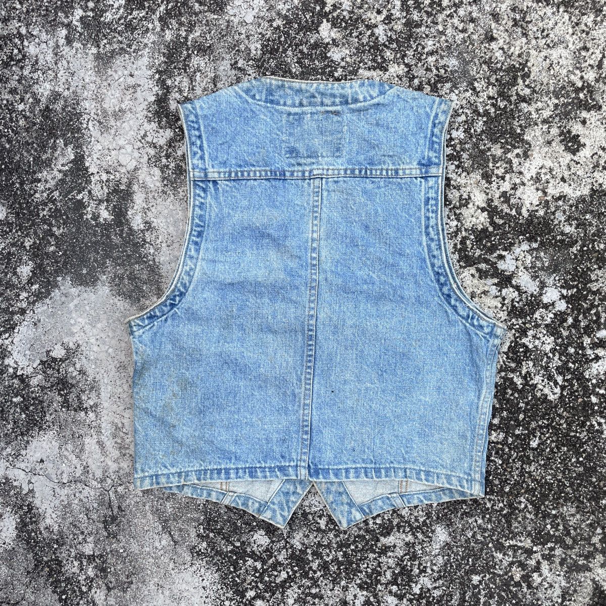 Big John Vintage Big John Sleeveless Denim Jacket Size US S / EU 44-46 / 1 - 8 Thumbnail