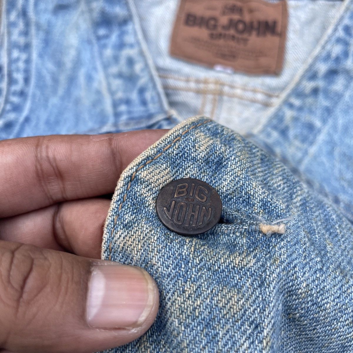 Big John Vintage Big John Sleeveless Denim Jacket Size US S / EU 44-46 / 1 - 5 Thumbnail