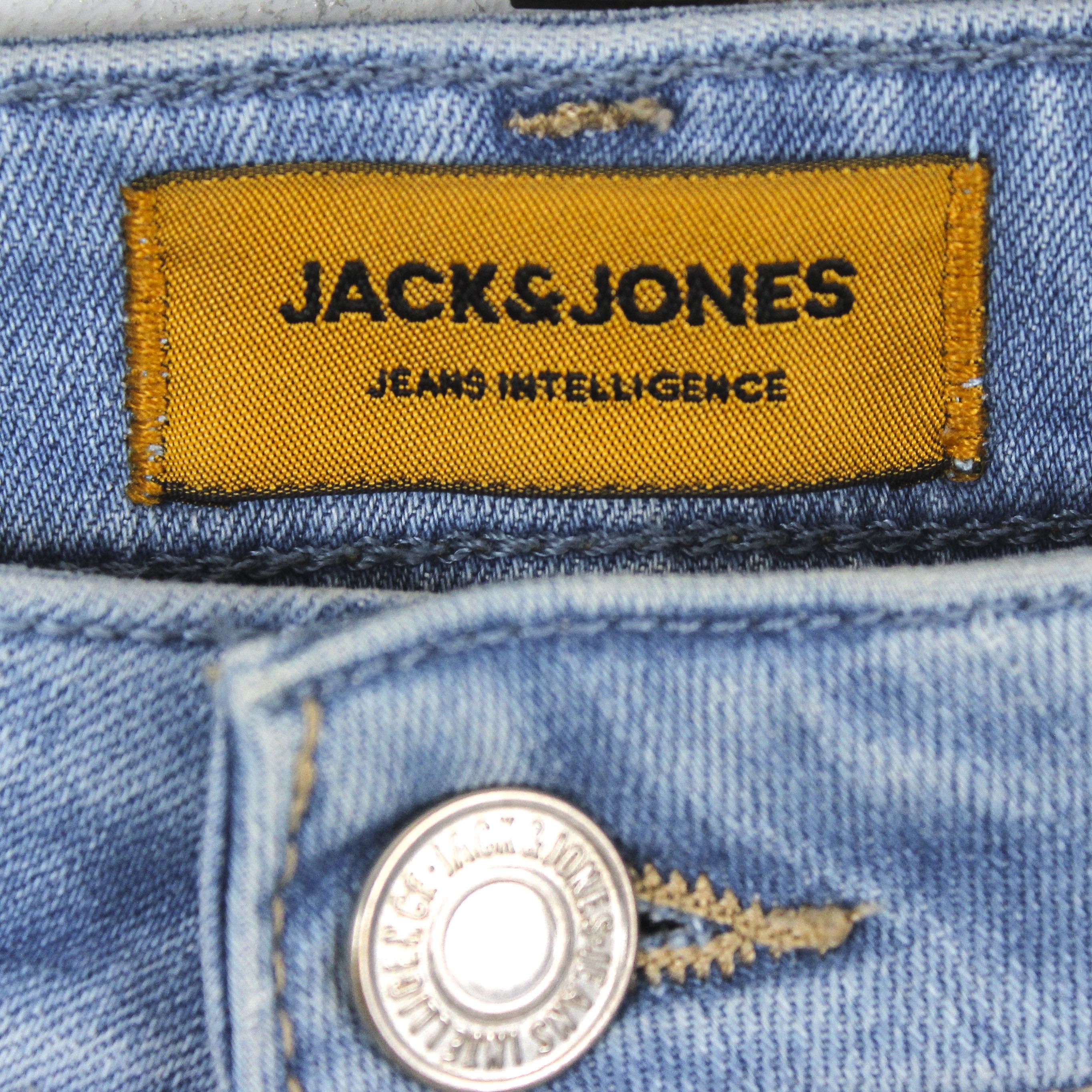 Jack & Jones Liam Mens W31 L32 Slim Skinny Fit Jeans Denim Pants Trousers Size US 31 - 4 Thumbnail