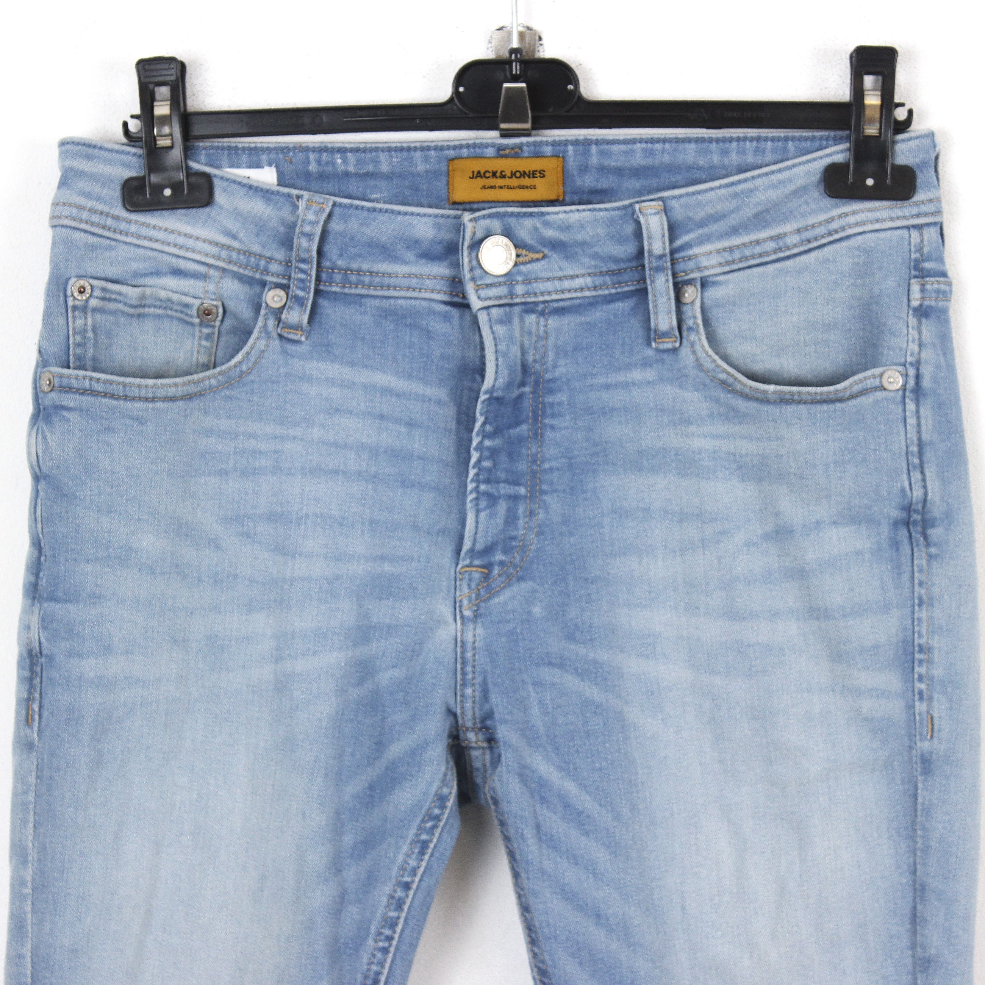 Jack & Jones Liam Mens W31 L32 Slim Skinny Fit Jeans Denim Pants Trousers Size US 31 - 2 Thumbnail
