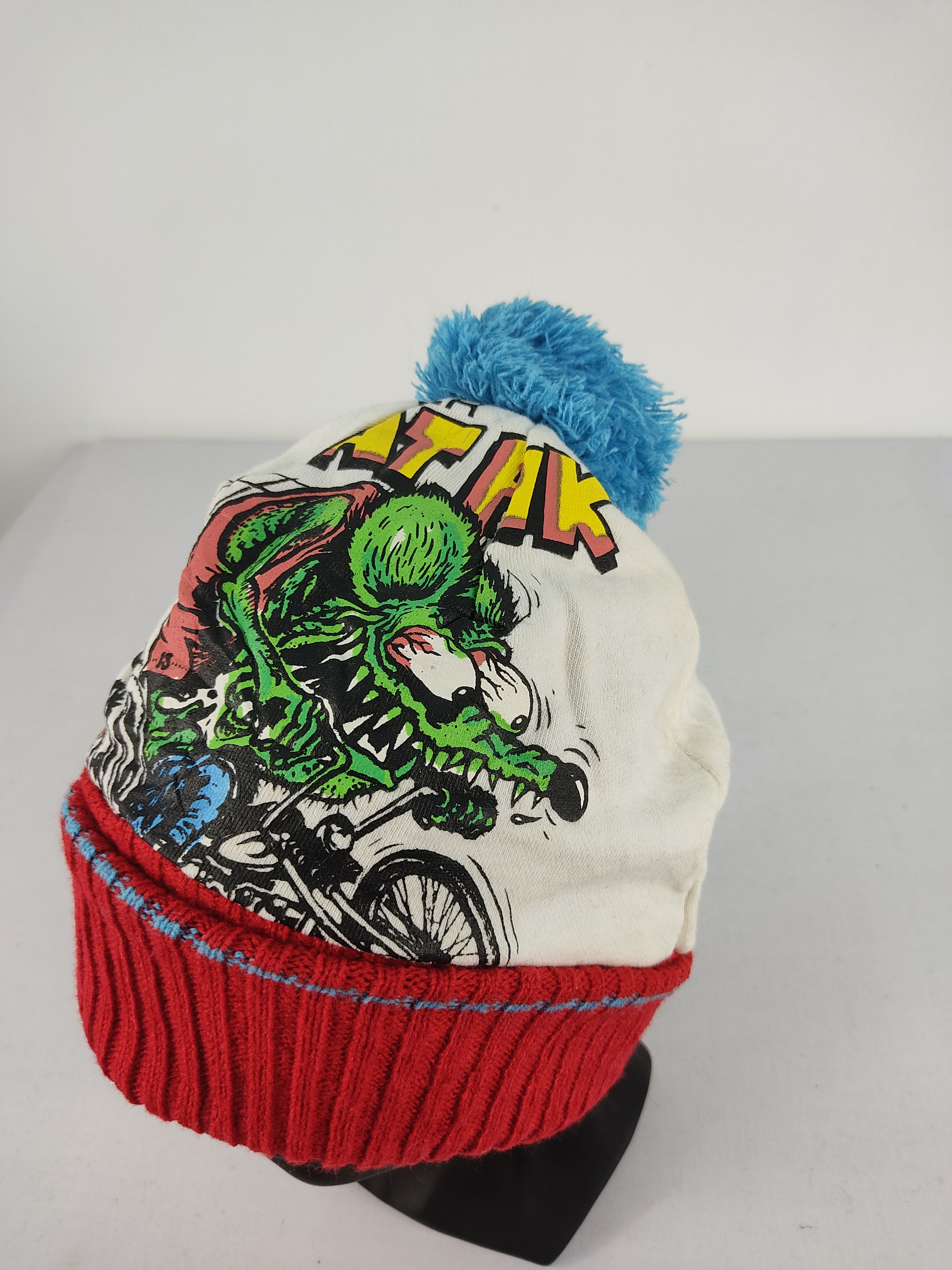 Japanese Brand Rat Fink by Mooneyes Beanie / Snow Hat / Snow Cap Size ONE SIZE - 7 Thumbnail